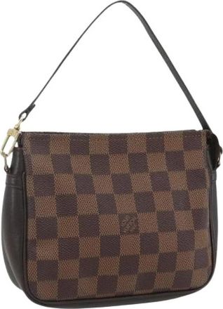 Louis Vuitton Pre-owned Canvas Mini Bag - Dames - Vintage Mini Tas - Bruin - ONE Size - Vintage