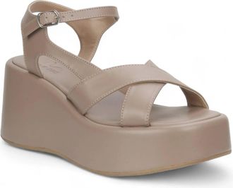 Love Rio Womens Alto Wedge Sandal In Taupe