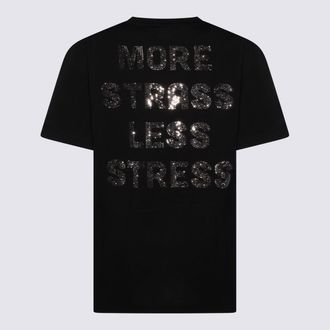 Pinko Womens T-Shirts And Polos Black _100 % Co