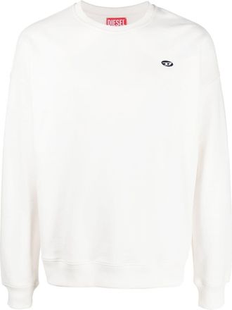Diesel S-Rob-Doval-PJ cotton sweatshirt - men - Cotton - M - White