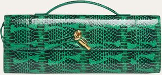 Bottega Veneta Snakeskin Clutch Bag