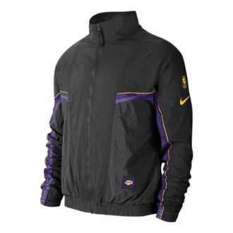Nike NBA Logo Zipped Jacket Lakers Black CJ7148-010