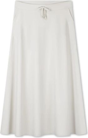 Hart by Helena Hart Elegante Stone Maxa Rok - Dames - Midirokken - Wit - XS - Rokken