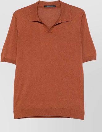 Tagliatore keith polo shirt short sleeve collar