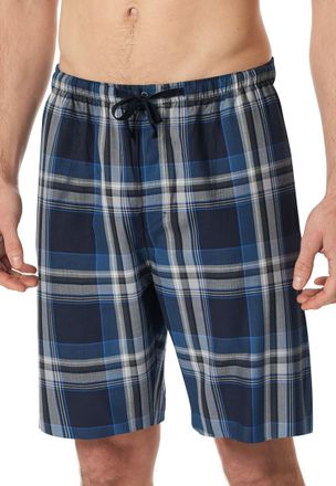 Schiesser Bermudas SCHIESSER Mix + Relax, Herren, Gr. 48, N-Gr, 914, sonstiges, Web, Obermaterial: 100% Baumwolle, bequem kniefrei, Hosen Bermudas, kariert, Gum