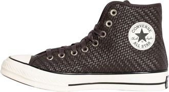 Converse Chuck 70 Hi Woven Leather - Heren - Sneakers - Bruin - 42 1/2 EU - Leer - Schoenen