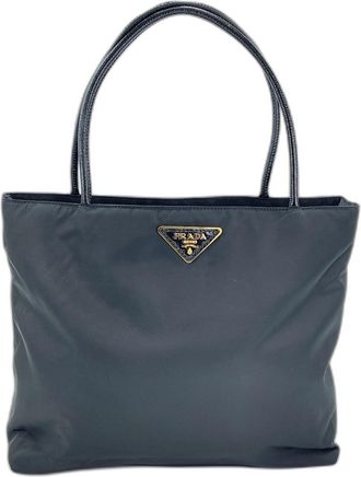 Prada Black Nylon Tote Bag (Pre-Owned)
