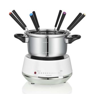 Melissa Olla El&eacute;ctrica Para Fondue, 2 L, 1200 W, Acero Inoxidable, Temperatura Ajustable
