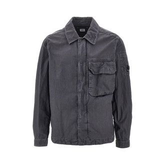 C.P. Company 50 Fili Wax fabric overshirt Man S