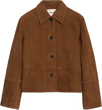 Zadig&Voltaire Lessa Suede Leather Jacket