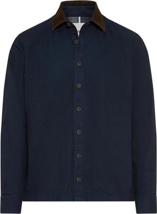 Brax Kay Overshirt - Heren - Zomerjassen - Blauw - XL - Katoen - Jassen
