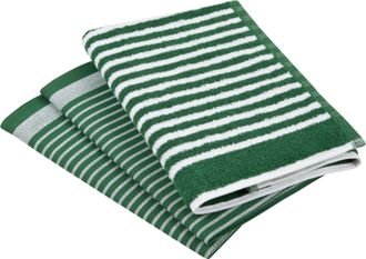 ROSS Geschirrtuch »Exclusiv« 1x Küchen-Frottiertuch 50x50 cm Streifen u. 2x Geschirrtücher 50x70 cm