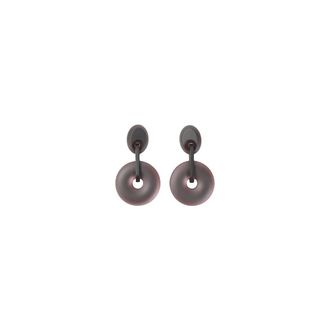 Giorgio Armani Geometrische Clip-oorbellen - Dames - Oorbellen - Paars - ONE Size - Accessoires