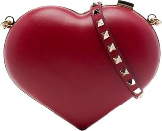Valentino Pre-owned Borsa a Tracolla Borchiata - - Pre-owned - Donna - Rosso - ONE SIZE