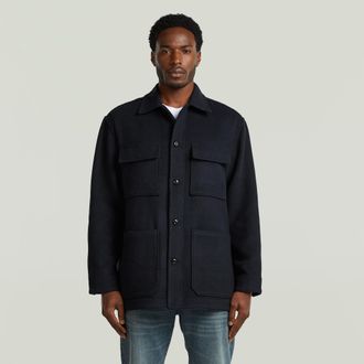 G-Star Wool Chore Jacket - Donkerblauw - Heren