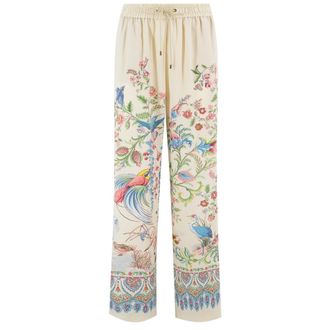 Etro Palazzo Broeken - Dames - Wijde Broeken - Veelkleurig - S - Broeken