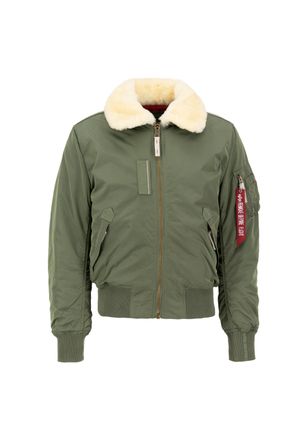 Alpha Industries Bomberjacke ALPHA INDUSTRIES Injector III, Herren, Gr. M, gr&uuml;n (sage, gr&uuml;n), Obermaterial: 100% Nylon, Futter: 100% Nylon, Kapuzenfutter: 100% Schaffe