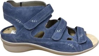 Durea Schoenen, Dames, Blauw, 40 1/2 EU, Su&egrave;de, 7272 Wedge Sandal