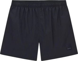 A|X Armani Exchange Boxer met elastische tailleband en Icon logo - Heren - Strandmode - Blauw - M - Badmode