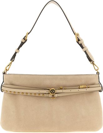 Pinko Cowhide Shoulder Womens Bag