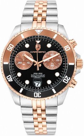 Torino Carrero Deepmar Chronograph Quartz Black Dial Mens Watch C1TT6644-BKBN