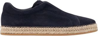 Scarosso Thiago Blauwe Su&egrave;de Espadrilles - Heren - Espadrilles - Blauw - 40 EU - Su&egrave;de - Schoenen