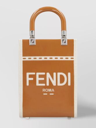 Fendi mini canvas cross-body bag