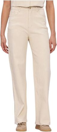 Amaya Amsterdam Dames, Jeans, Beige, Maat: XL