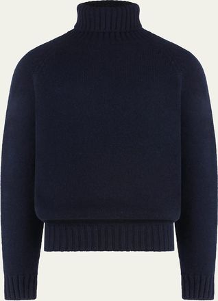 Umit Benan Mens Cashmere Turtleneck Sweater