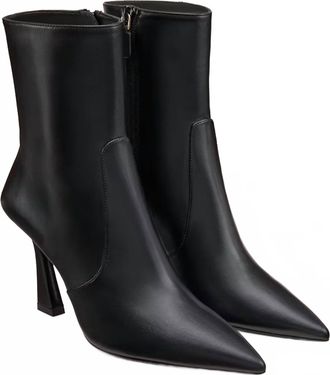 Stuart Weitzman Womens Vinnie Zip Bootie In Black