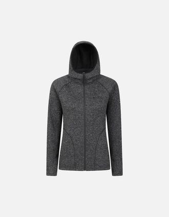 Mountain Warehouse Womens Mountain Warehouse Womens/Ladies Nevis Full Zip Hoodie - Black - Size: 16