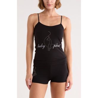 Baby Phat Seamless Logo Camisole in Black at Nordstrom Rack