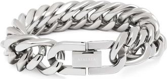 Nialaya Chunky Cuban Chain Bracelet in Silver at Nordstrom, Size X-Small