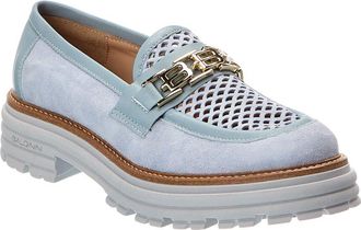 Baldinini Suede & Leather Loafer