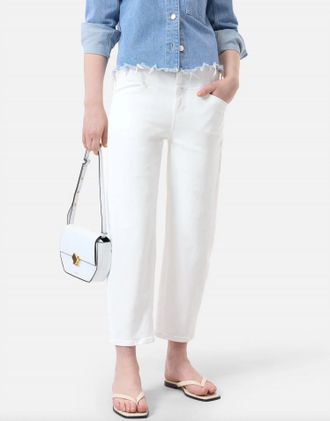 Closed Stover X Cropped Pants In White