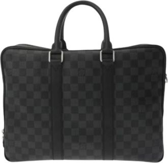 Louis Vuitton Pre-owned Handbags, male, Black, Size: ONE SIZE Pre-owned Briefcase