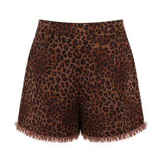 MC2 Saint Barth Short Shorts, female, Brown, Size: L Amani Shorts