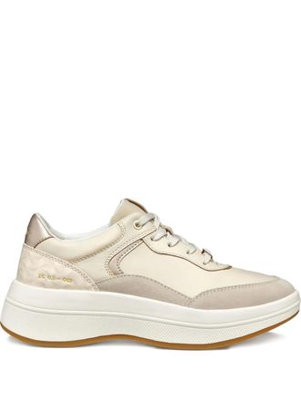 Geox Spherica Ecub Leisure sneakers - women - Fabric/Leather/Polyester/Polyurethane/Rubber - 37 - Neutrals
