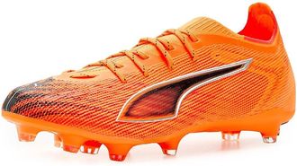 Puma Ultra 6 Pro Firm, Artificial Ground Soccer Cleats Mens Soccer Shoes Heat Fire/Black/Glowing Red : 10.5 D - Medium, Textile