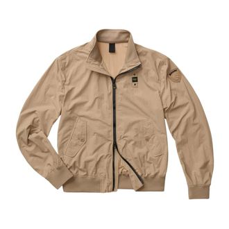 Blauer Alwin Lichtgewicht Bomber - Heren - Zomerjassen - Beige - 2XL - Katoen - Jassen