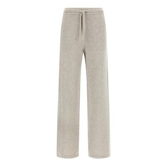 Max Mara SmmPietra Knit Trousers - female - Max Mara - Sweatpants - Beige - L - Trousers