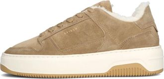Nubikk Cognac Su&egrave;de Lage Sneakers - Dames - Sneakers - Bruin - 40 EU - Su&egrave;de - Schoenen