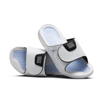 Nike Jordan Mens Jordan Hydro XI Slides in White | FN2452-104