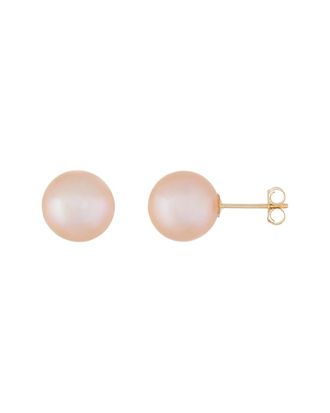 Splendid Pearls 14K 9-9.5Mm Freshwater Pearl Earrings