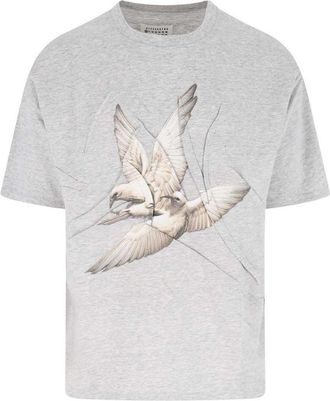 Maison Margiela Creased Bird T-Shirt
