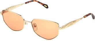 Just Cavalli SJC200 300Y Womens Sunglasses Gold Size 58