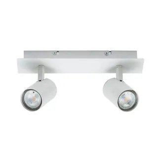 Nordlux L&aacute;mpara para techo o pared blanco con 2 focos orientables
