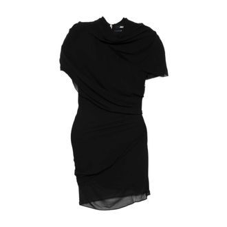 Jacquemus Party Dresses, female, Black, S, Black Stylish Top