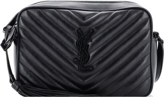 Saint Laurent Lou Camera Bag Matelasse Chevron Leather Small crossbody bag - Zwart