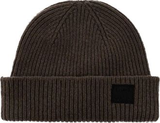 Paul Smith Gorro con logo tejido - Accessories - Hombre - Marr&oacute;n - ONE SIZE